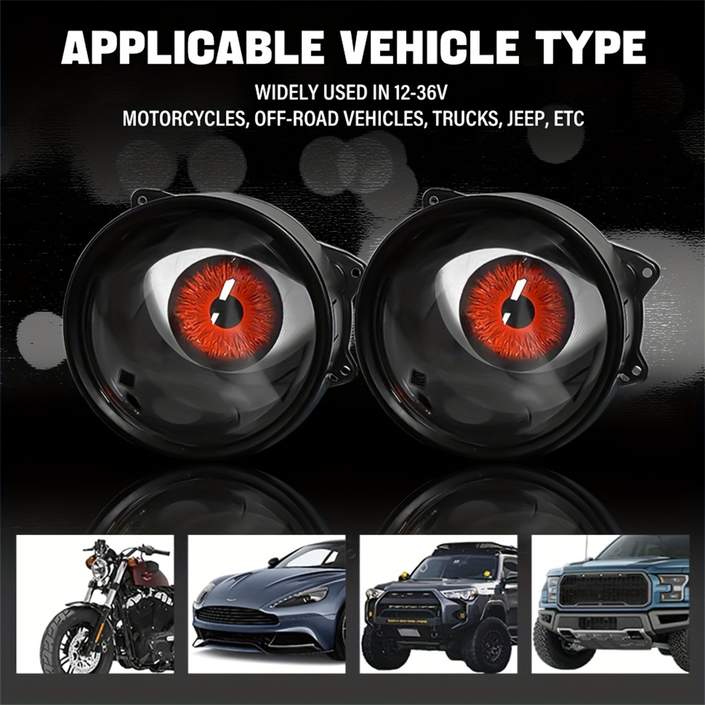 Car Led Light - ﻿ 6모드 LED 다이내믹 데빌 아이