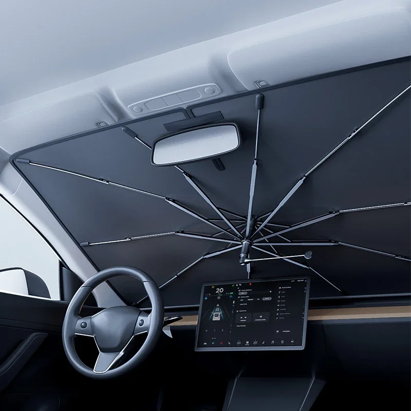Windshield Sun Shade - 차량용 접이식 햇빛 가리개, 앞유리 차양막,