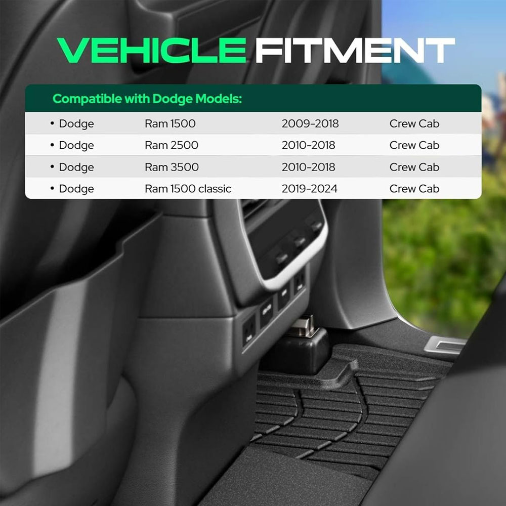 3개입 고품질 자동차 바닥 매트 (닷지 램 1500 2 - Car Floor Mat 리뷰 및 가격