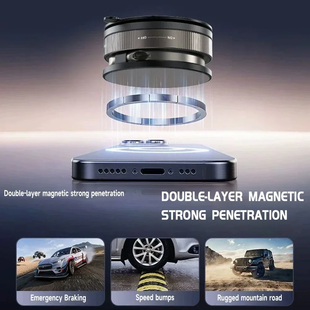 업그레이드된 360 ° 진공 흡착식 자석 휴대폰 거치대 - Car Mirror 리뷰 및 가격