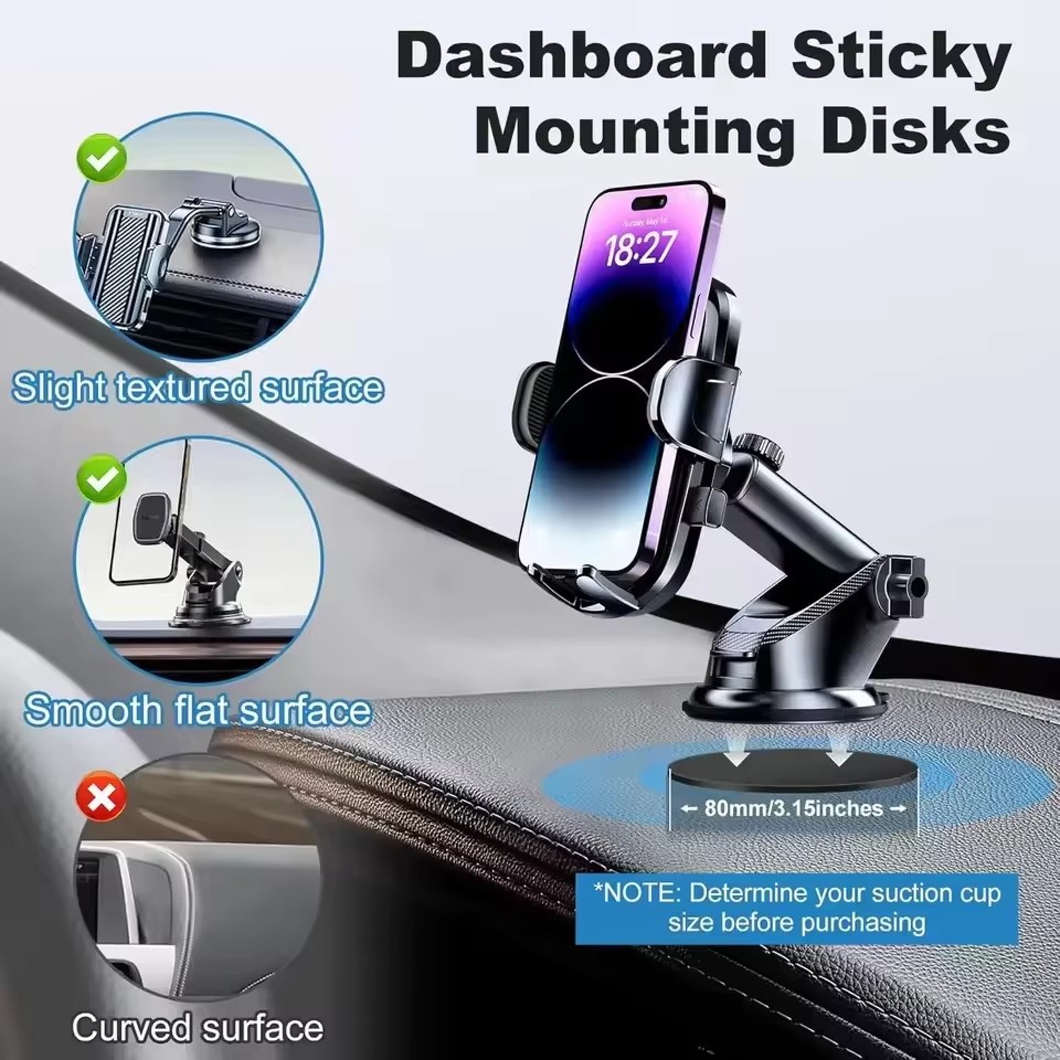 1/10개 자동차 휴대폰 거치대 스티커 흡착식 대시보드 - Car Phone Holder 리뷰 및 가격