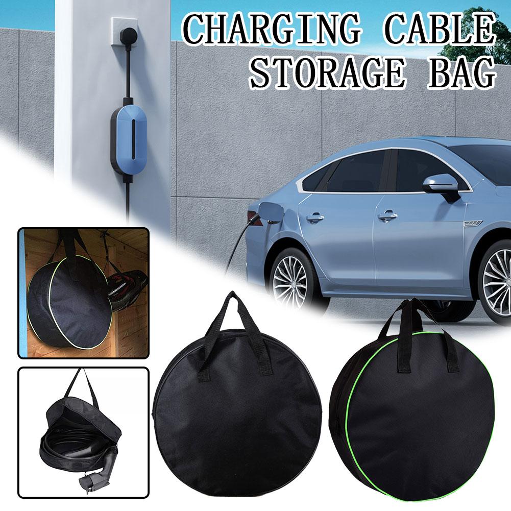 내구성이 뛰어난 원형 자동차 충전 케이블 보관 가방 방 - Car Cable Organizer 리뷰 및 가격