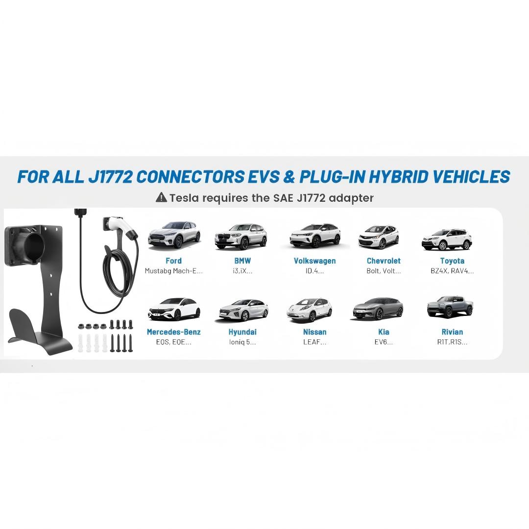 EV 충전기 – J1772용 케이블 홀더 |   벽걸이 - Car Cable Organizer 리뷰 및 가격
