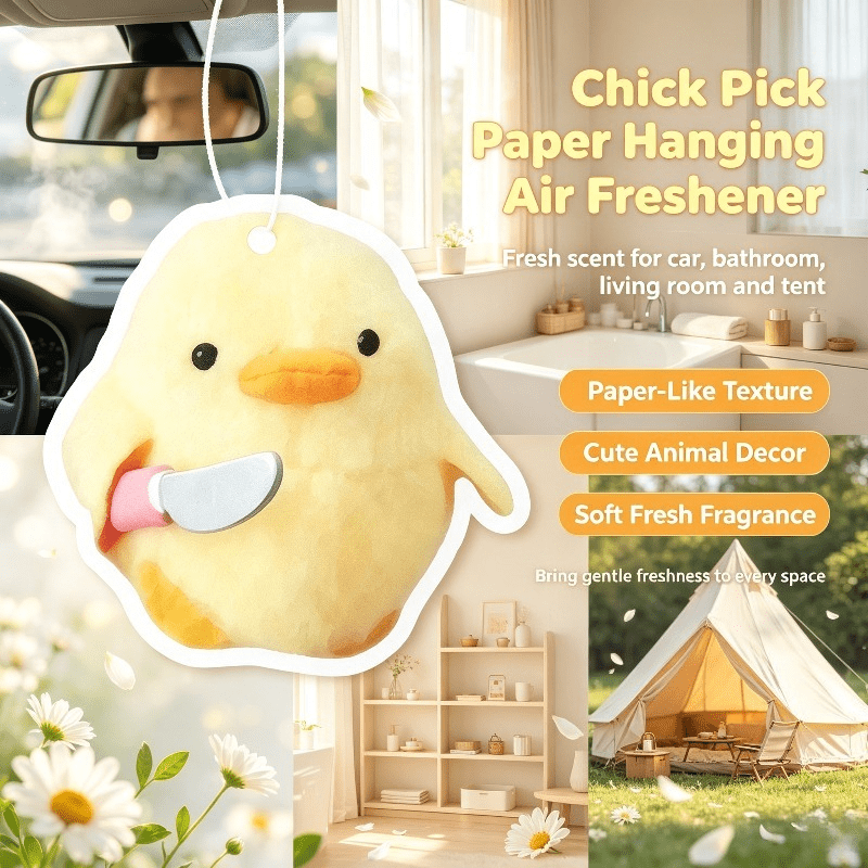 자동차 방향제 귀여운 병아리 모양 칼 장식 향기 카드  - Car Air Freshener 리뷰 및 가격
