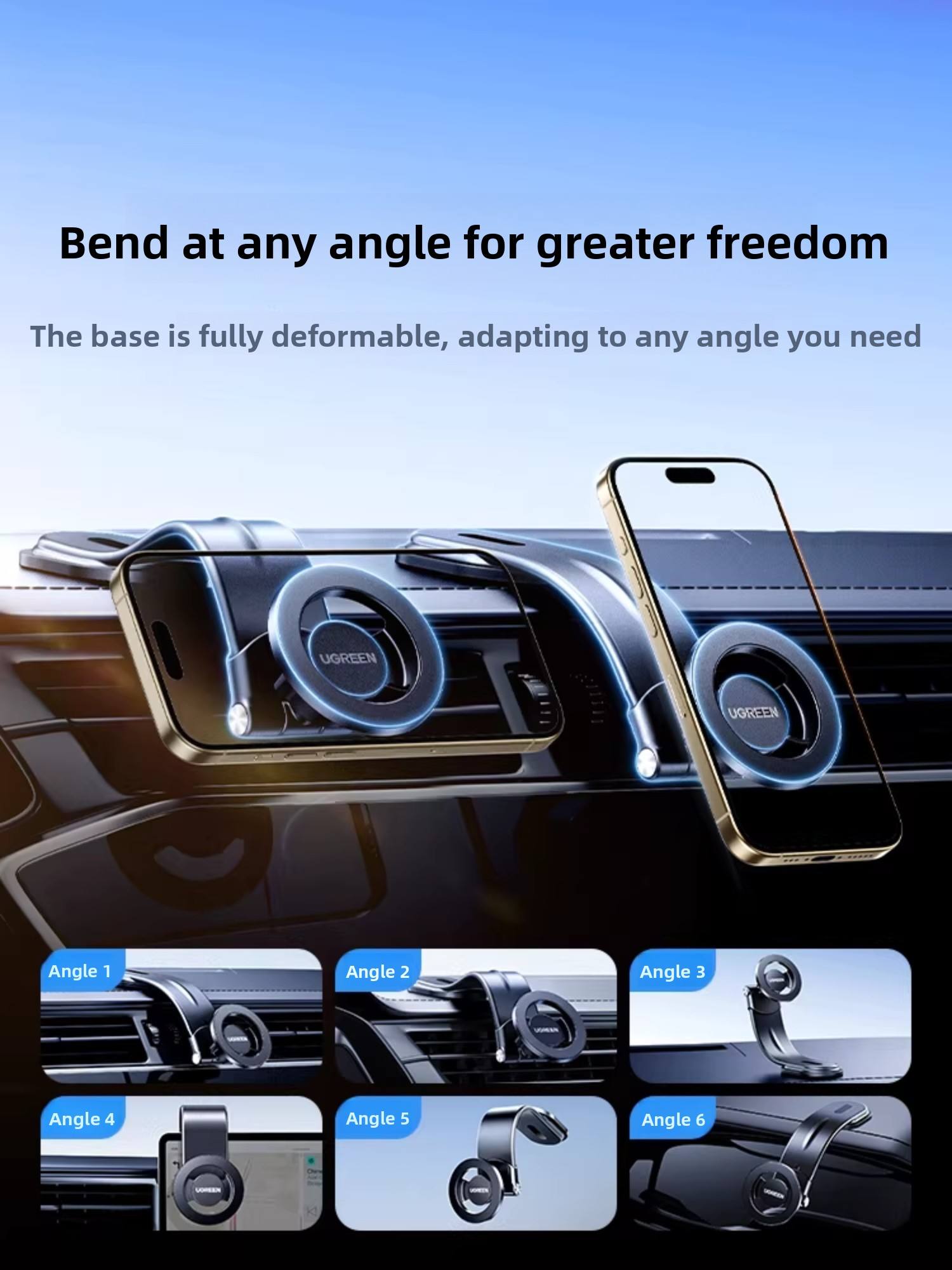 UGREEN 자석 차량용 거치대, 360도 회전 가능한 - Car Vacuum 리뷰 및 가격